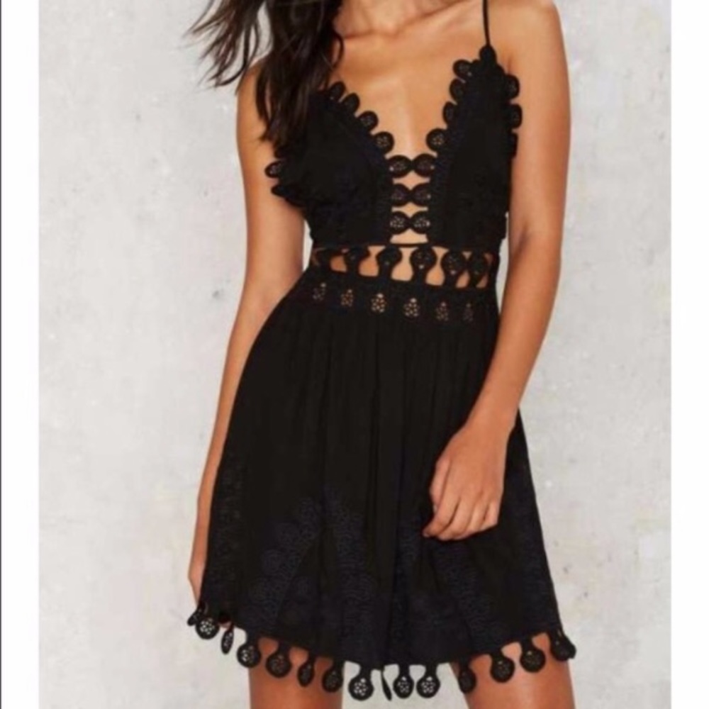 Honey Punch Crochet Detailed Dresses - Picture 1 of 7